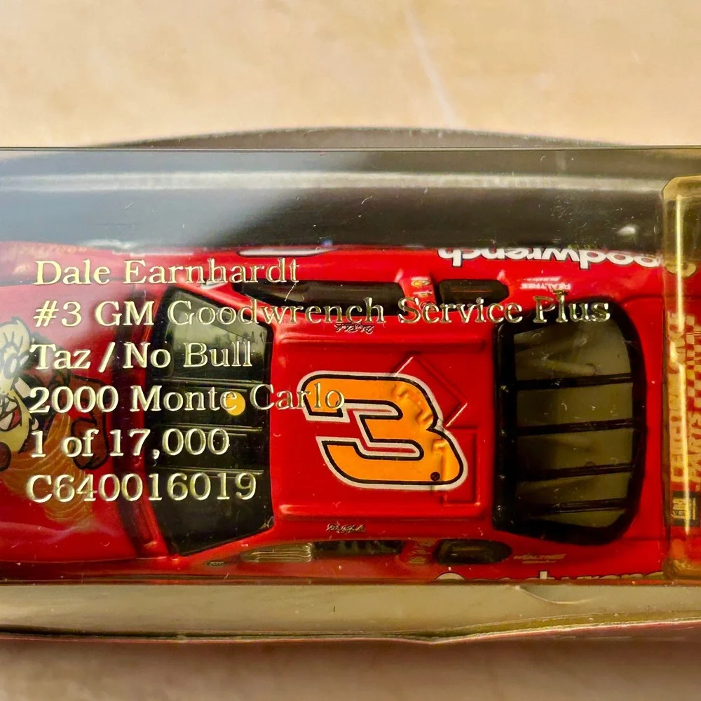 Action Dale Earnhardt #3 Taz No Bull 2000 Monte Carlo 1:64 Red Diecast Car
